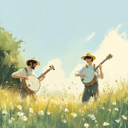 A lively and joyful bluegrass song, sunny afternoon jam captures the spirit of a carefree summer day. With energetic banjo picking, fast paced rhythms, and an unmistakable appalachian charm, this instrumental tune will make listeners want to dance and smile. Perfect for evoking feelings of happiness, freedom, and togetherness.