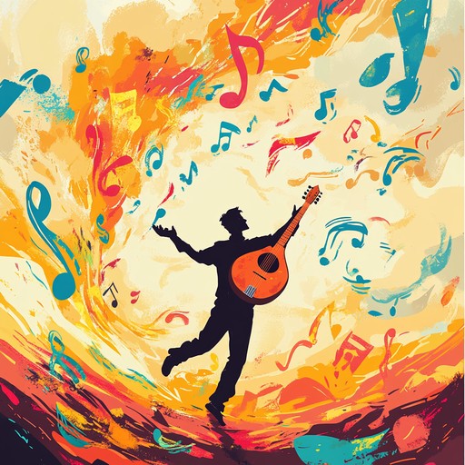 This lively instrumental capriccio features the mandolin in a joyous celebration of music, blending classical techniques with spirited folk melodies. The piece takes listeners on a delightful journey filled with energy, playful rhythms, and exuberant expressions, evoking the feeling of dancing freely in a vibrant festival.