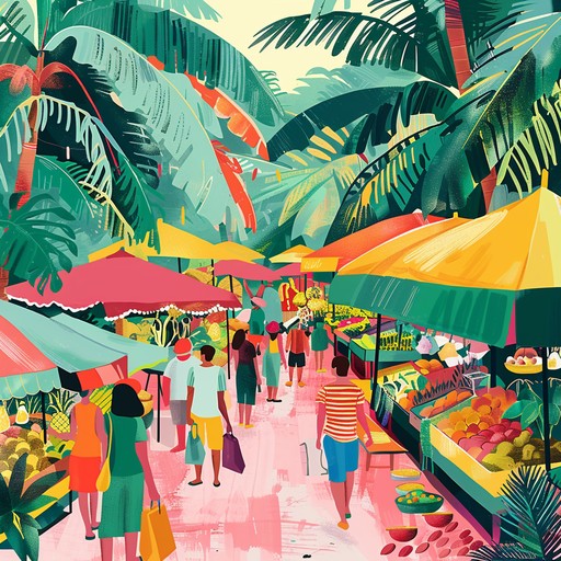 Immerse yourself in an upbeat instrumental filled with joyful tropical grooves. This lively piece captures the essence of summer with its cheerful bossa nova influences, creating the perfect background for sunny escapades and happy moments.