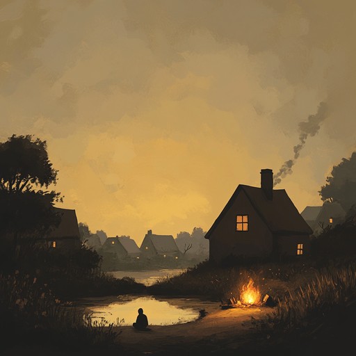 This piece uses the gentle plucking of a lute to create a calm, reflective atmosphere reminiscent of sitting by a fire in a serene old village. The melody weaves through subtle harmonics to induce a deep sense of introspection, perfect for those moments of quiet contemplation and inner peace.