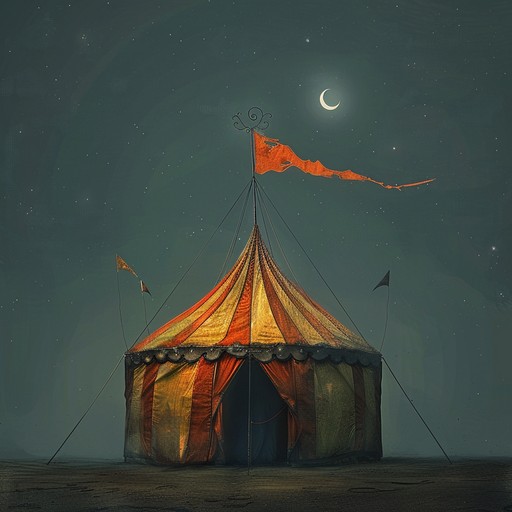 This instrumental track captures the eerie essence of a carnival at night, blending haunting and whimsical melodies with dissonant harmonies to evoke a dreamy, unsettling atmosphere.