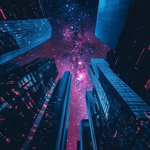 Imagine a sprawling future city bathed in neon lights and shadowed corners, with sounds reflecting its digital heartbeat and underground scenes. This track captures the essence of a cyberpunk metropolis where technology and humanity blend into a vivid soundscape.