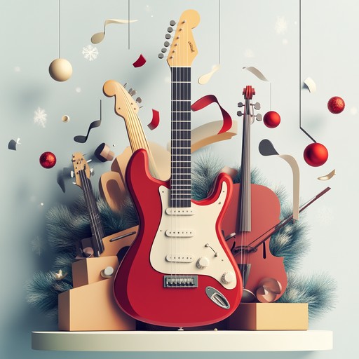 An exhilarating blend of orchestral grandeur and rock energy, this instrumental piece features soaring strings, powerful brass, and dynamic electric guitar riffs, creating a celebratory atmosphere perfect for festive occasions.