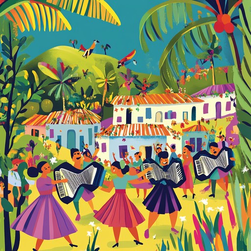 A lively instrumental track that embodies the excitement and happiness of traditional brazilian sertão festivals, featuring vibrant accordion melodies and upbeat rhythms.