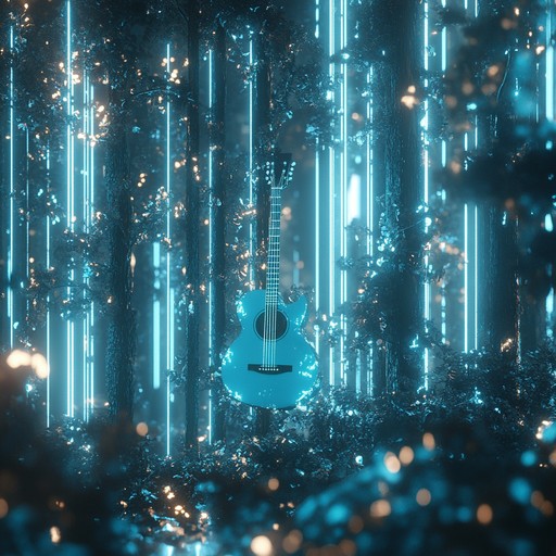 This track blends rustic folk guitar with futuristic synthesizer, creating a soundscape that feels both timeless and ahead of its time.