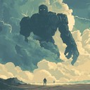 triumphant orchestral piece capturing legendary giants awakening