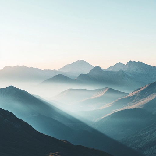 A majestic orchestral piece that blends grandiose strings, delicate woodwinds, and gentle brass to create an epic yet tranquil soundscape reminiscent of vast, untouched landscapes at dawn. The composition flows gracefully, evoking scenes of natural serenity interspersed with moments of heroic grandeur and reflection.
