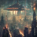 ethereal synth waves creating cosmic ambient experience