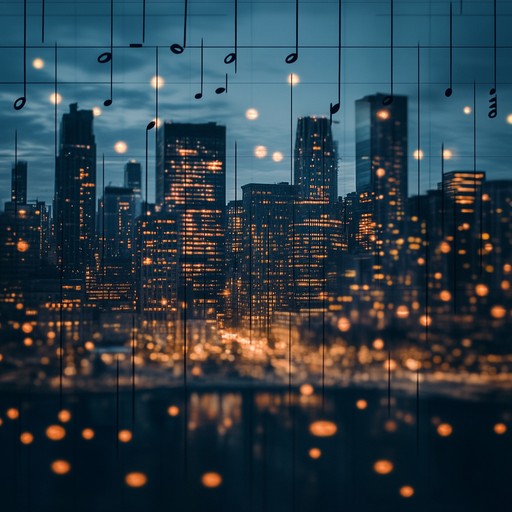 This composition merges the sophistication of nu jazz with ethereal ambient textures, creating an elegant soundscape that captures the essence of a serene urban night.