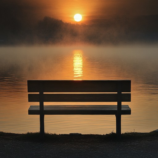 An instrumental piece featuring a sorrowful violin leading a haunting tune that evokes feelings of nostalgia and loss, with a backdrop of gentle piano chords and subtle string harmonies