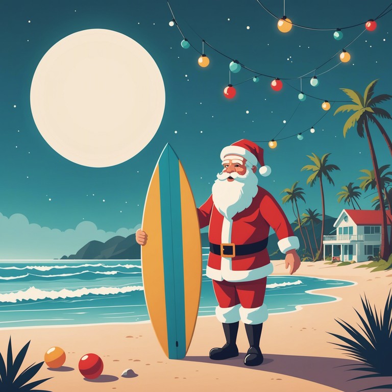 Imagine celebrating christmas with the warmth of summer; this song encapsulates that unusual but heartwarming feeling with calming soulful sounds mingled with traditional holiday melodies.