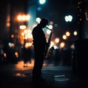 smooth saxophone melody drifts over sleeping city's lights.