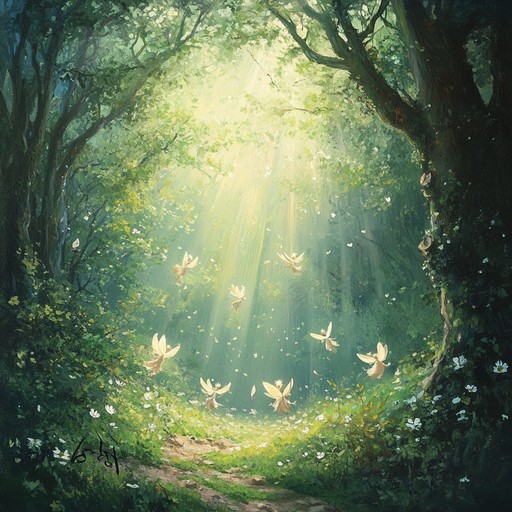 A delightful instrumental ballad, inspired by forest dances. Featuring an acoustic guitar, it combines upbeat rhythms and playful melodies for a joyful, festive atmosphere, reflecting freedom and nature's magic.