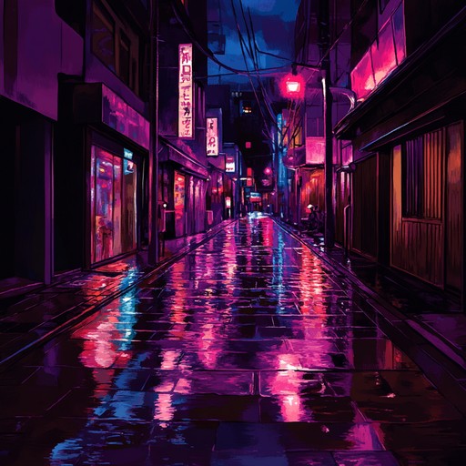 An instrumental jpop composition that evokes quiet reflection, with gentle melodies and ambient sounds capturing the mood of tokyo's nighttime skyline.