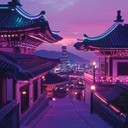 vibrant instrumental track with neon urban vibes