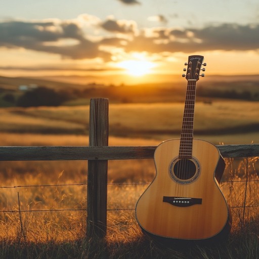 An instrumental tender sertanejo track featuring gentle acoustic guitar harmonies that evoke the warmth and nostalgia of brazil's rural heartlands, painting a soundscape of golden fields bathed in sunset hues.