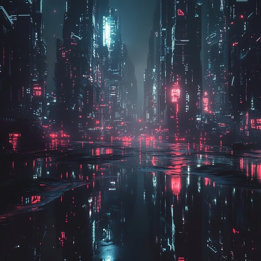 Experience the enigma of neon lit streets through a captivating downtempo track with pulsating bass tones and atmospheric synthesizers, blending urban mystery with a thrilling narrative. This piece evokes the sense of an evening journey through a futuristic cityscape, unveiling secrets at every turn.