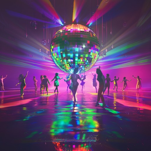 A track that combines the playful and joyous atmosphere of a whimsical world with the energetic and uplifting rhythms of classic disco and deep funk. This composition transports listeners to a funky, glittering discotheque where every corner sparkles with the magic of dance.