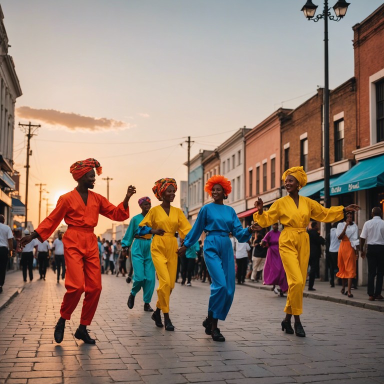 Imagine the sun setting over the vibrant streets of rio during carnaval, where the sounds of samba fill the air with excitement and vigor. This song captures the essence of the festival's lively atmosphere, dominated by the powerful, rhythmic sounds of hand drums that get your feet moving uncontrollably.