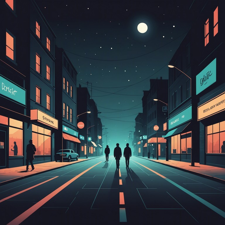 The track encapsulates the essence of night time street life, blending sinister undercurrents with energetic beats. Featuring a series of intricate rap rhythms, the composition dives deep into the urban landscape, painting a vivid picture of the nocturnal adventures and whispered stories of the city. Slices of life from a shadowed world come alive through sonic brilliance and rhythmic prowess. This song bridges reality and imagination, crafting a powerful narrative through music.