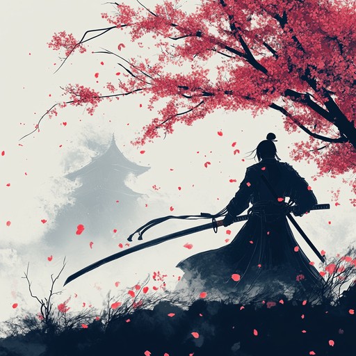 A spellbinding instrumental track that merges traditional japanese sounds with contemporary anime elements, showcasing ethereal shakuhachi melodies, vibrant rhythms, and captivating harmonies. Ideal for a mystical samurai quest through fantastical realms.