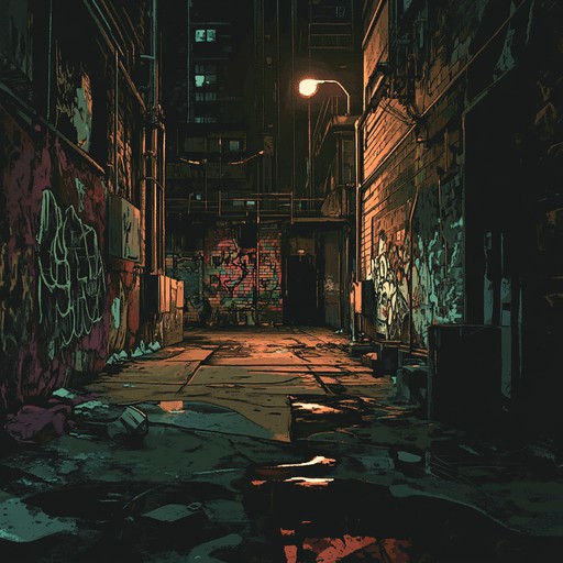 This instrumental track combines intense grime rhythms with shadowy, pulsating basslines and eerie synths, creating a dark and foreboding atmosphere perfect for high energy urban scenes or tense dramatic moments. The penetrating bass underscores an ominous vibe, making it ideal for gritty, underground settings.