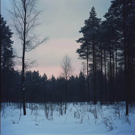 Through a blend of gentle piano and ethereal synths, this track draws listeners into a melancholic and introspective space, reminiscent of the quietude of a finnish winter twilight.