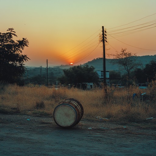 Exploring deep emotions of heartbreak and melancholy through soulful bangra beats, led by the mournful sound of the dhol, creating an evocative and reflective atmosphere.