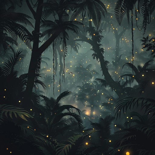 Embrace the serenity of a tropical jungle at night with subtle lofi beats. The gentle hum of insects, the rustling leaves, and distant animal calls blend seamlessly with mellow synths and soft percussion. Perfect for relaxation or deep concentration, this track transports you to an exotic, tranquil environment.