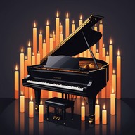 passionate piano, emotional highs and lows