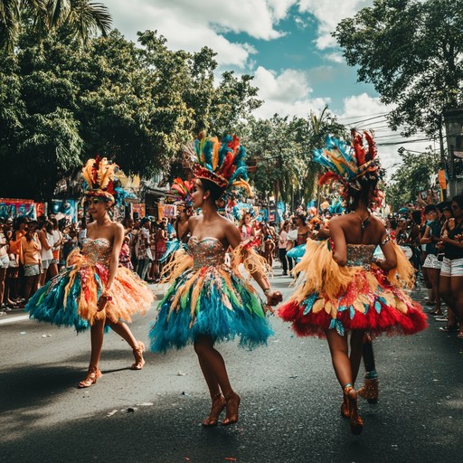 An energetic and vibrant instrumental piece capturing the essence of a brazilian street carnival. Bursting with infectious samba rhythms, lively percussions, and melodic brass sections, this track is designed to get everyone moving and celebrating. The dynamic arrangement creates a festive atmosphere perfect for parades and carnival festivities.