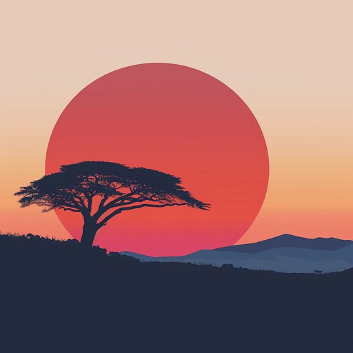 A peaceful and uplifting instrumental piece capturing the breathtaking beauty of an african sunrise over the serengeti plains. Gentle, warm melodies evoke the gradual awakening of the savanna's diverse wildlife, from graceful giraffes to majestic elephants.