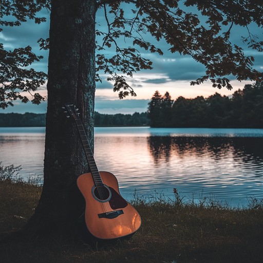 An instrumental folk composition highlighting serene acoustic melodies, transporting listeners to quiet moments by the lake and a longing for simpler times.