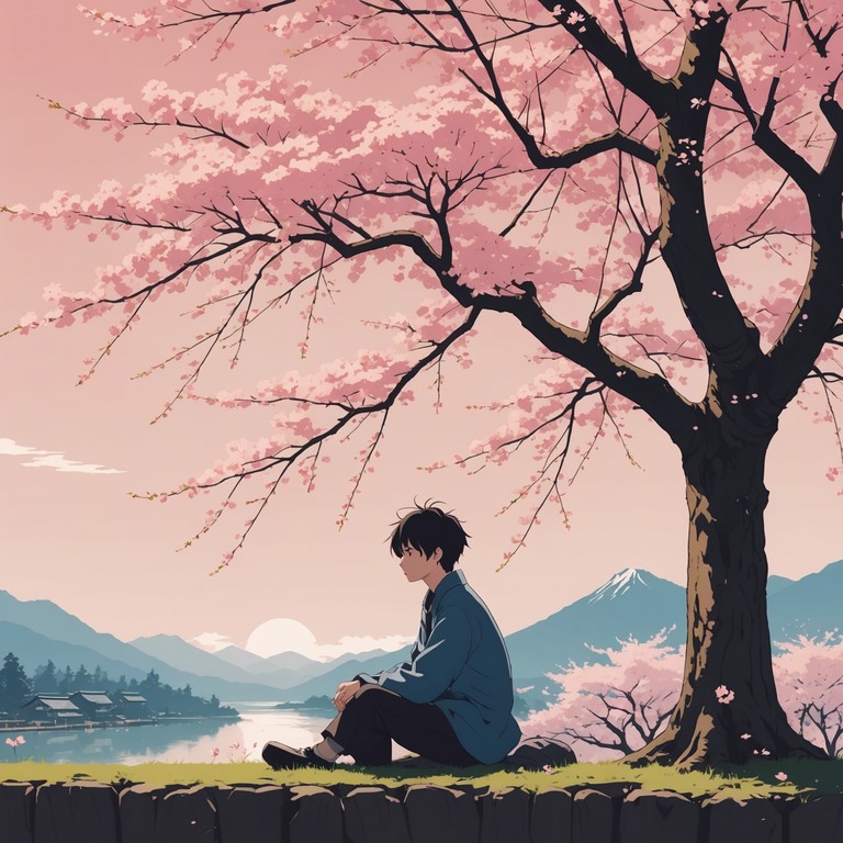 This track is an instrumental contemplation, featuring delicate strings that paint a soothing soundscape ideal for deep thoughts or introspective moments in an anime setting. Perfect for scenes depicting personal growth or serene landscapes.