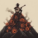 an instrumental fusion of bluegrass with steampunk adventure vibes