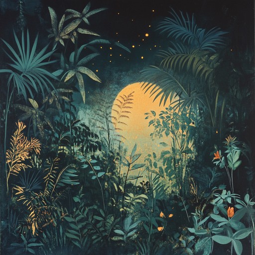 An intoxicating cumbia with layered percussion and rich melodic lines, creating an enchanting and sophisticated ambiance reminiscent of a moonlit jungle. The use of traditional cumbia instruments, combined with modern production techniques, evokes a sense of wonder and elegance, transporting the listeners to a magical and unexplored world