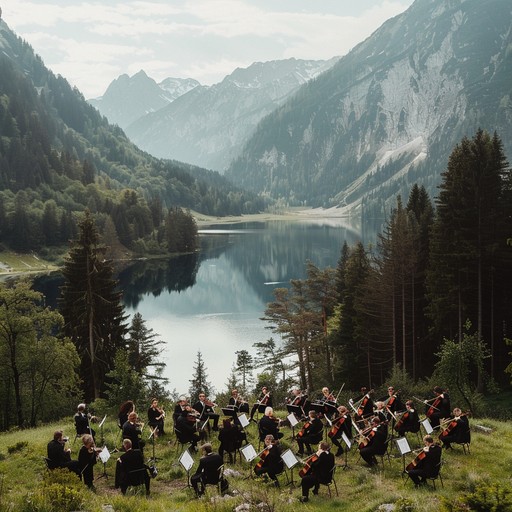 This triumphant orchestral composition captivates with its sweeping strings, commanding brass, and delicate woodwind melodies. It paints an auditory picture of vast, awe inspiring vistas that stir deep emotional responses, making it perfect for cinematic moments or dramatic storytelling.