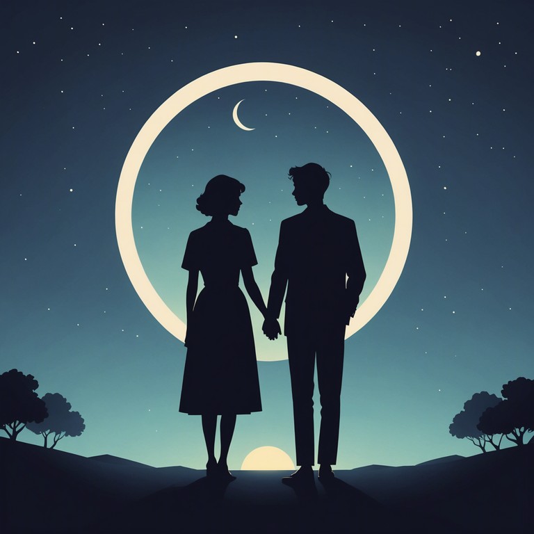 Imagine a gentle melody playing on a banjo while lovers dance slowly under a clear starry sky. The music speaks directly to the heart, enveloping listeners in a warm embrace of sound.