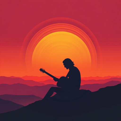 A high energy instrumental metal piece that combines powerful guitar riffs and soaring melodies to create a joyful and uplifting atmosphere, reminiscent of a bright sunrise over rolling hills.