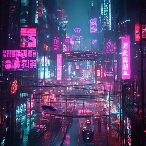 A refreshing take on cyberpunk, merging optimism with the gritty reality of neon lit urban landscapes through bright synthesizer lines