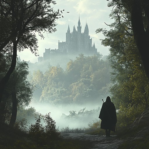 A haunting, melancholic melody that captures the lonely wanderings of a medieval troubadour, evoking images of ancient castles, misty forests, and the deep sense of solitude. The instrumentals are delicately plucked with emotional depth, perfect for a reflective mood.