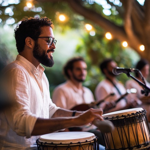 A powerful and dynamic track exploring the intense and complex rhythmic structures of traditional cuban drumming, bringing an invigorating energy to the listener