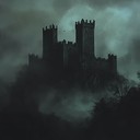 melancholic, spectral synth tune with dark eerie undertones