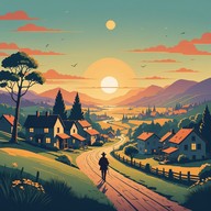 melodies brighten the morning's first light