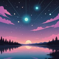glittery tones meet nocturnal vibes elegantly