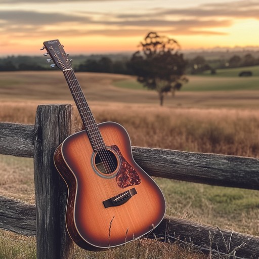 An instrumental track that gently weaves the sounds of acoustic guitar to reflect the peaceful ambiance of the brazilian sertão during sunset, inviting listeners to unwind and imagine the serene beauty of rural life.