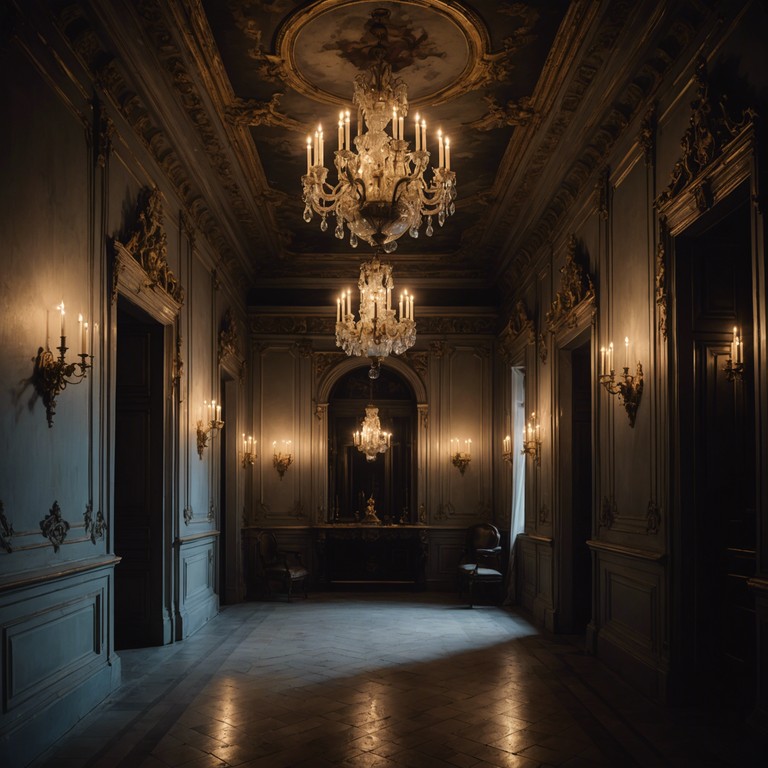 Exploring deeper into the unsettling side of baroque music, this track uses heavy, deliberate harpsichord strokes to paint a scene of encroaching darkness amidst the opulence of a bygone era.