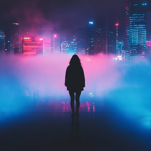 An instrumental k pop track that features mesmerizing synth layers and pulsating beats, creating a hypnotic atmosphere reminiscent of neon lit city nights.