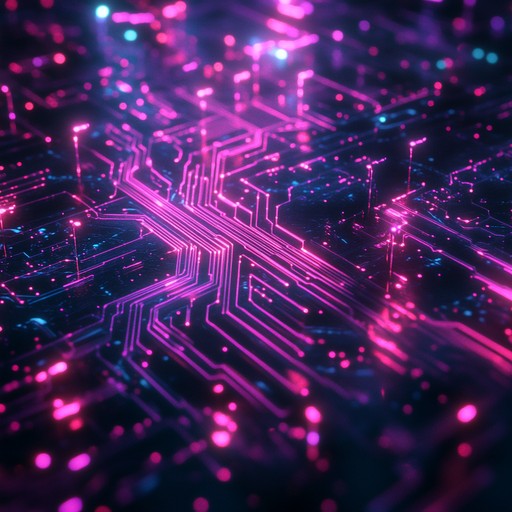 An instrumental idm composition that takes listeners on a thrilling journey through a landscape of intricate beats, sharp glitch effects, and evolving electronic melodies. The track builds intensity with layers of synthetic sounds that mimic the unpredictability of quantum circuits, creating a sense of excitement and futuristic exploration.