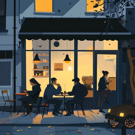 This track offers a sophisticated lofi sound, perfect for unwinding in an urban coffee lounge. Smooth beats and mellow vibes create a comforting atmosphere, ideal for a relaxed evening with a cup of coffee.